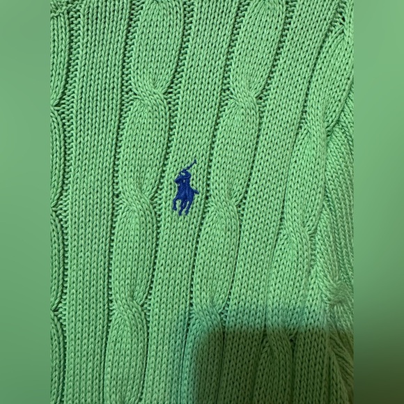 Polo Ralph Lauren Cable Knit Short Sleeve Sweater - Picture 5 of 8